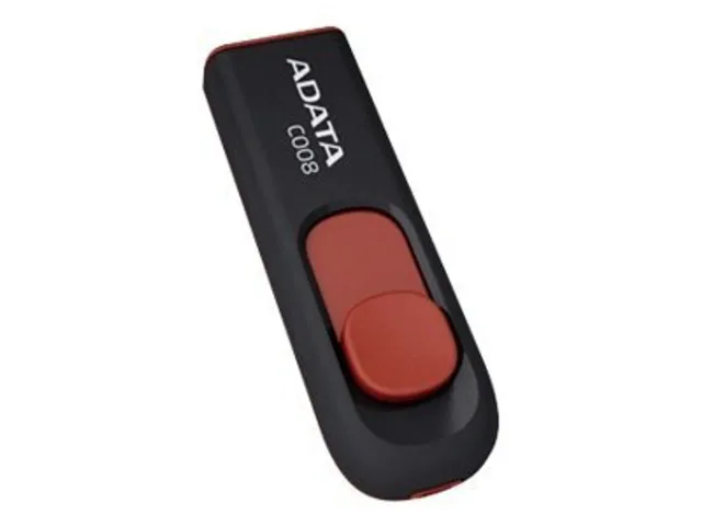 ADATA | C008 | 64 GB | USB 2.0 | Black/Red