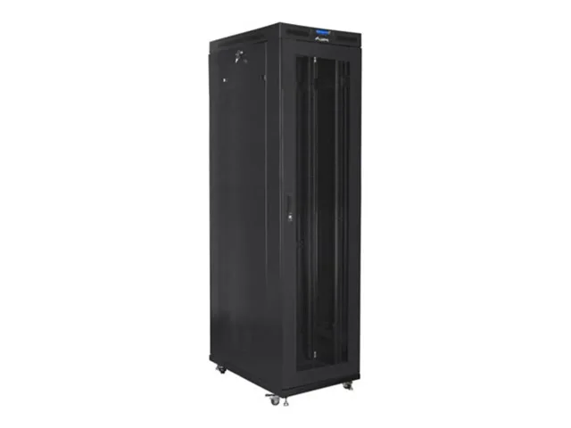 Lanberg | Rack cabinet 19" free-standing 47U/800x1000 (flat pack) with mesh door, LCD | FF01-8047-23BL | Black