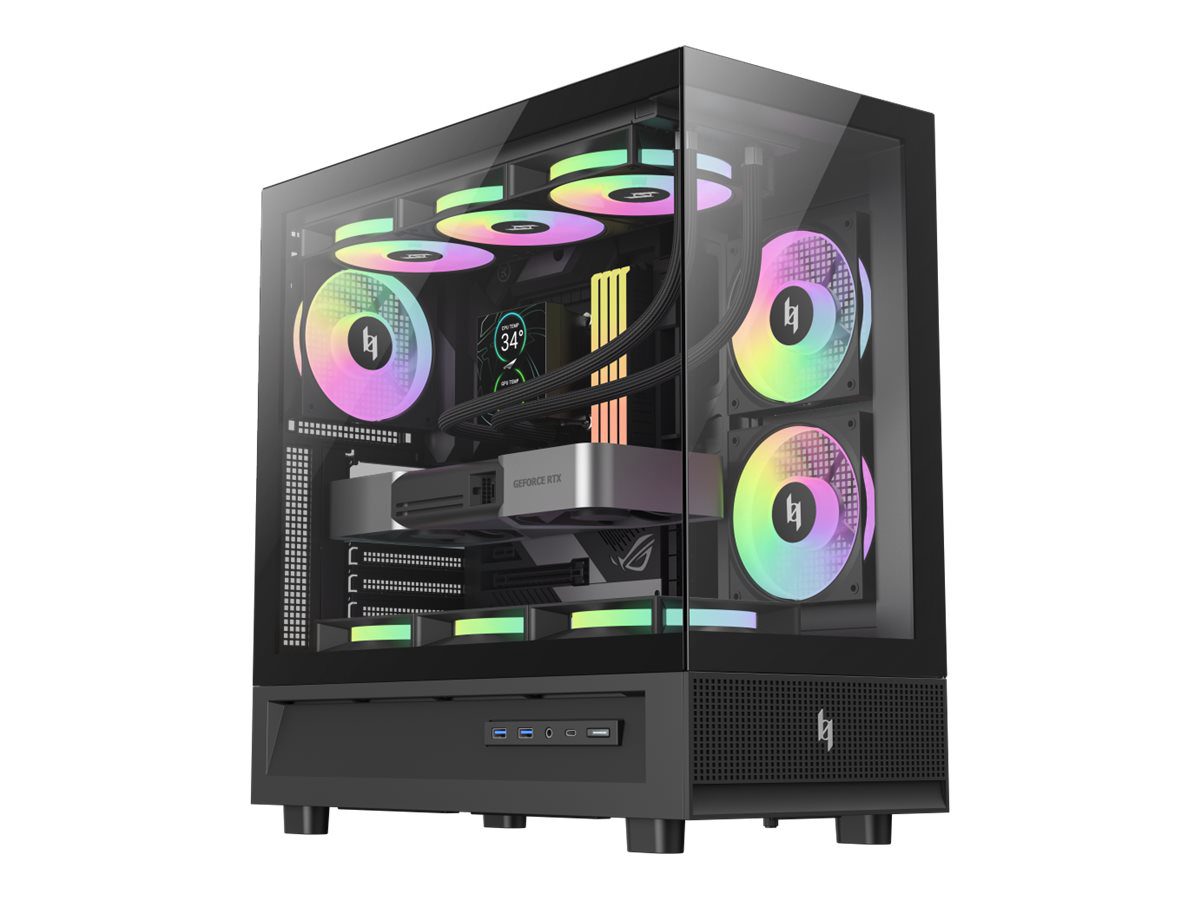 Gamemax Case, NEX C51 BK, ATX/BTF