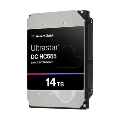 HDD, WESTERN DIGITAL, Serial ATA III, 3.5 ", Buffer 512 MB, 7200 RPM, 14 TB, Ultrastar DC HC555, 0B48721