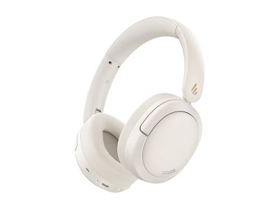 Headphones, W800BT PRO, Wireless, Over-ear, Microphone, Ivory, Noise reduction