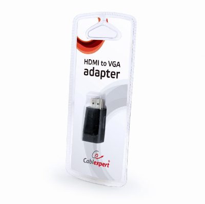 Cablexpert HDMI to VGA adapter, Single port, Cablexpert
