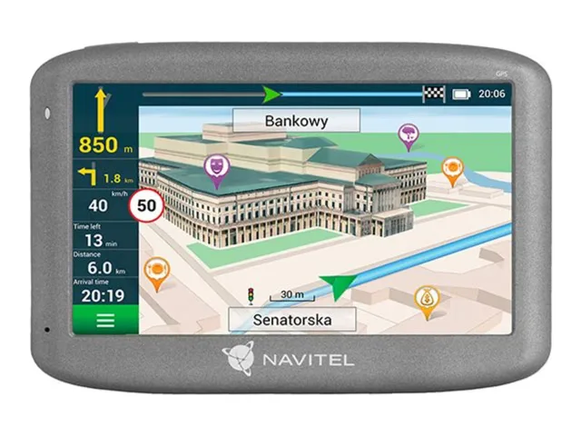 Navitel | E505 Magnetic | GPS (satellite) | 480 x 272 pixels | Maps included