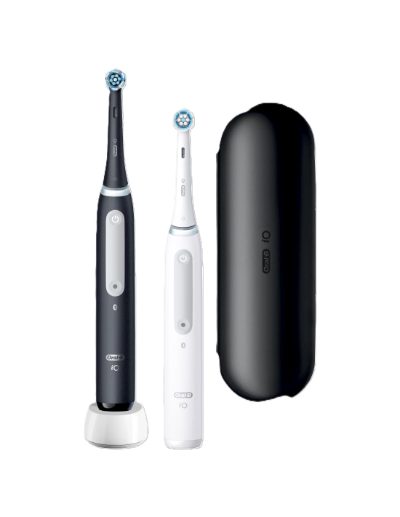 BRAUN Series iO4 el.zobu birstes,Matt Black+Quite White