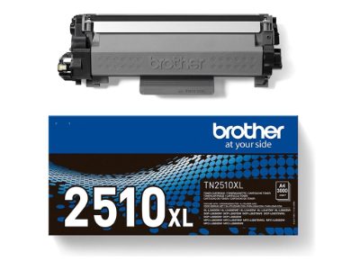 Brother TN-2510XL Toner Cartridge, Black, Brother TN-2510XL, Toner cartridge, Black
