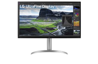 32UQ850V-W, 32 ", IPS, UHD, 16:9, 60 Hz, 5 ms, 3840 x 2160 pixels, 400 cd/m², HDMI ports quantity 2, Silver
