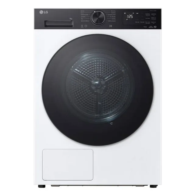 LG Dryer Machine | RHX5009TKB | Energy efficiency class Class B | Front loading | 9 kg | Digital | Heat pump | Depth 66 cm | Wi-Fi | White