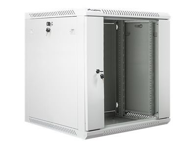 Rack cabinet 19" wall-mount 12U/600x600 (flat pack) V2, WF01-6612-10S, Grey