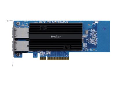 Synology Dual-port 10GbE 10GBASE-T add-in card, E10G30-T2, PCIe 3.0 x8