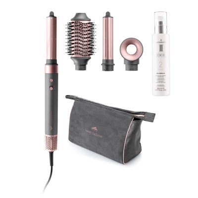 Multifunctional Hot Air Styler, ETA032390000 Fenité Exclusive, Ion conditioning, Number of heating levels 3, 1400 W, Gray