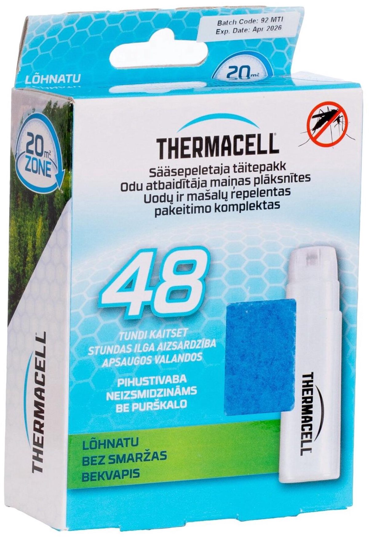 Mosquito Repellent Refills, 48 Hours