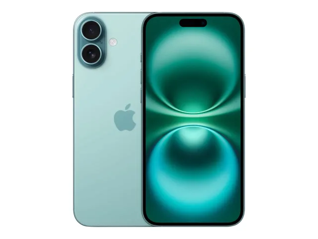 Apple | iPhone 16 Plus | Teal | 6.7 " | Super Retina XDR | 2796 x 1920 pixels | A18 | Internal RAM 8 GB | 128 GB | Dual SIM | 4G | 5G | Main camera resolution 48+12 MP | Secondary camera resolution 12 MP | iOS | 18