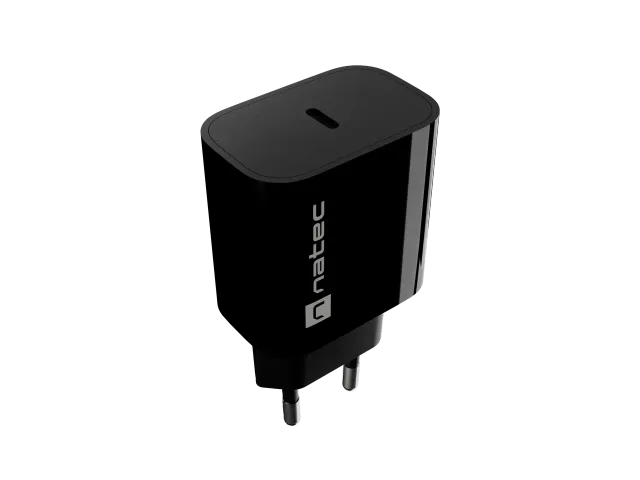 Natec Ribera USB Charger 1X USB-C 20W, Black