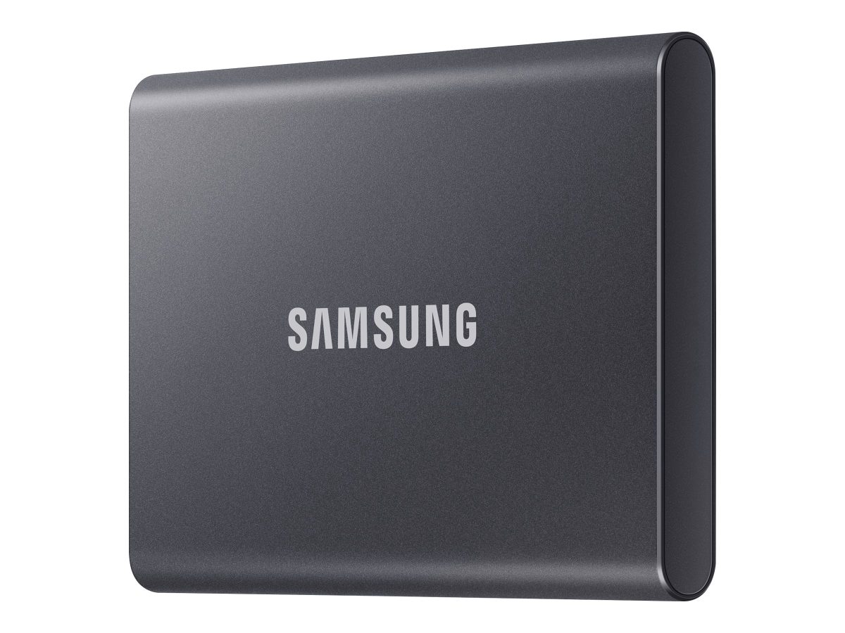 Portable SSD, T7, 2000 GB, USB 3.2, Gray
