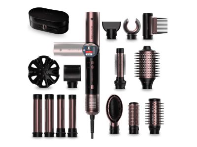 Cecotec Styling Brush, AirGlam 14in1 Flex Black, Ion conditioning, Barrel diameter 32 mm/35 mm, 1400 W, Black
