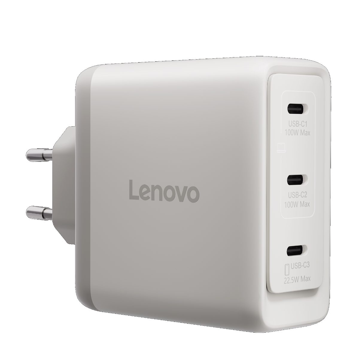Lenovo Accessories Multi-port USB-C 100W GaN Charger - EU (Seashell)