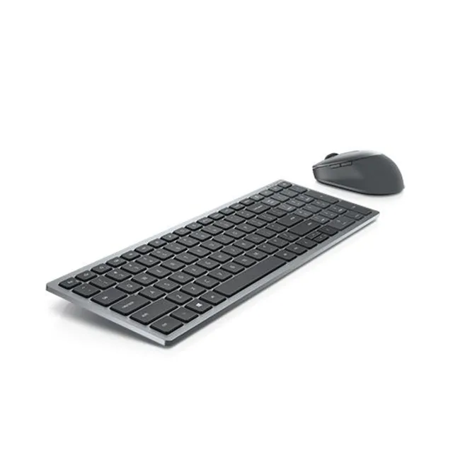 Dell | Keyboard and Mouse | KM7120W | Keyboard and Mouse Set | Wireless | Batteries included | Bluetooth | Wireless connection | Russian | Titan Gray