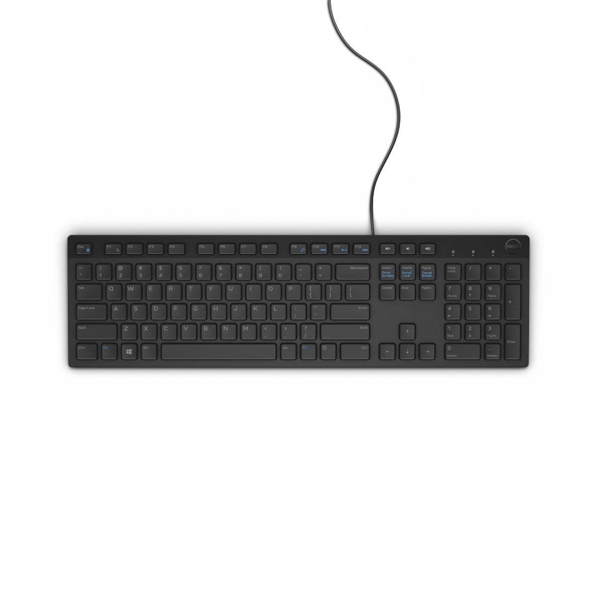 KB216, Standard, Wired, Russian, Black