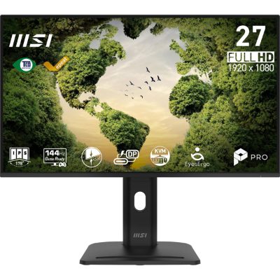 LCD Monitor, MSI, 27 ", 1920 x 1080 pixels, Full HD, Native aspect ratio 16:9, LCD, Flat, PROMP275PHGNE14