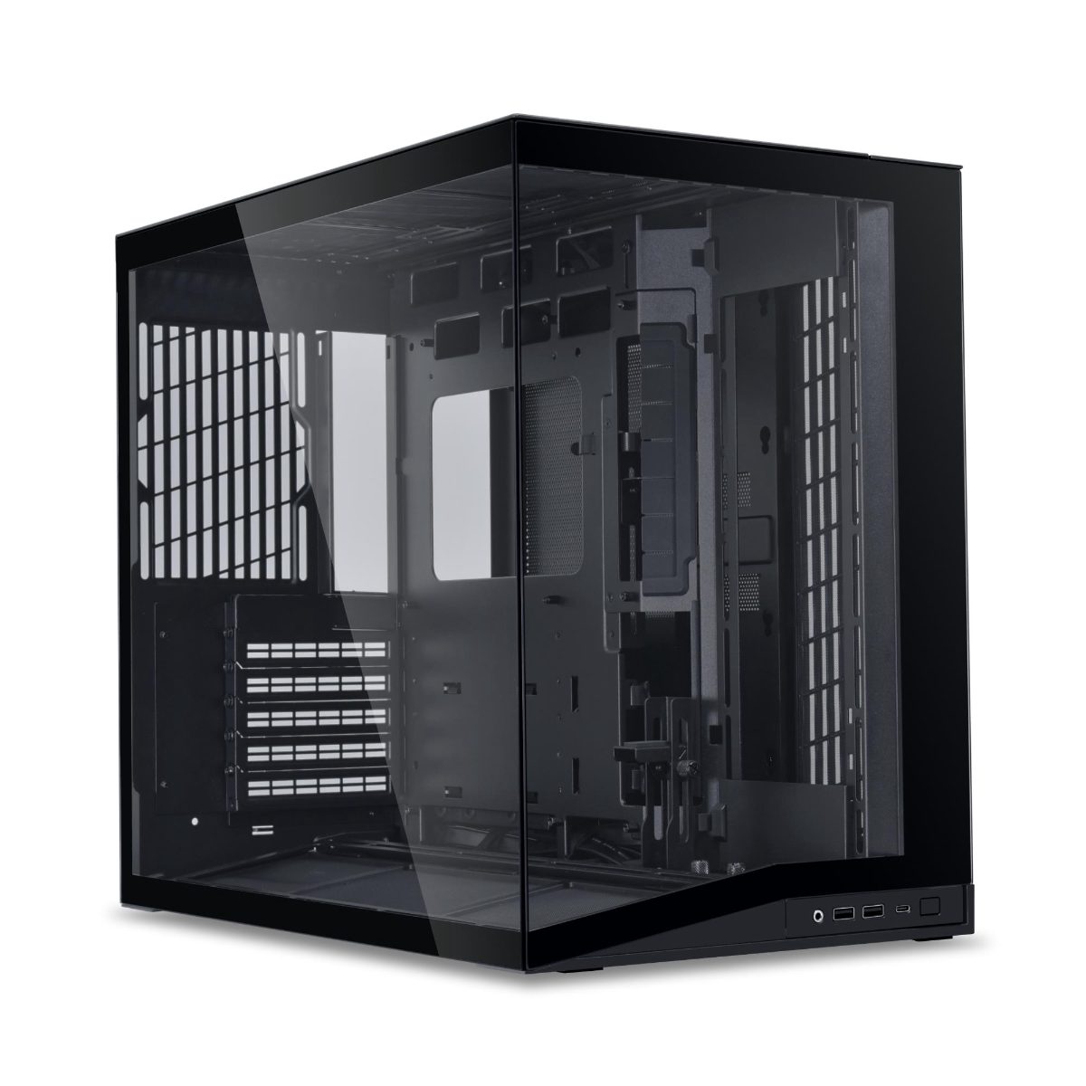 Case, LIAN LI, ATX/micro ATX/Mini-ITX, Black, Mini Tower, O11 DYNAMIC MINI V2, G99.O11DMIV2X.00