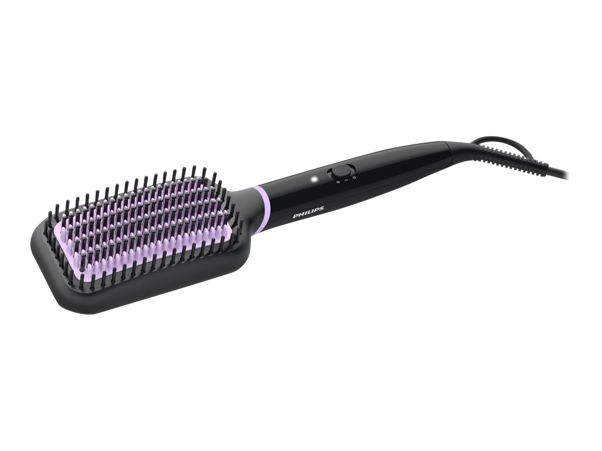 StyleCare Essential Heated straightening brush, BHH880/00, Warranty 24 month(s), Ceramic heating system, Temperature (min) 170 °C, Temperature (max) 200 °C, Number of heating levels 2, Black