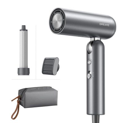 Hair dryer, AHD51 Pocket Pro, 1300 W, Number of temperature settings 5, Ionic function, Gray