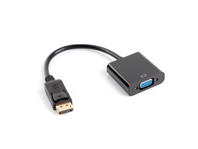 Lanberg Adapter Cable DisplayPort to VGA, 20 cm, AD-0002-BK