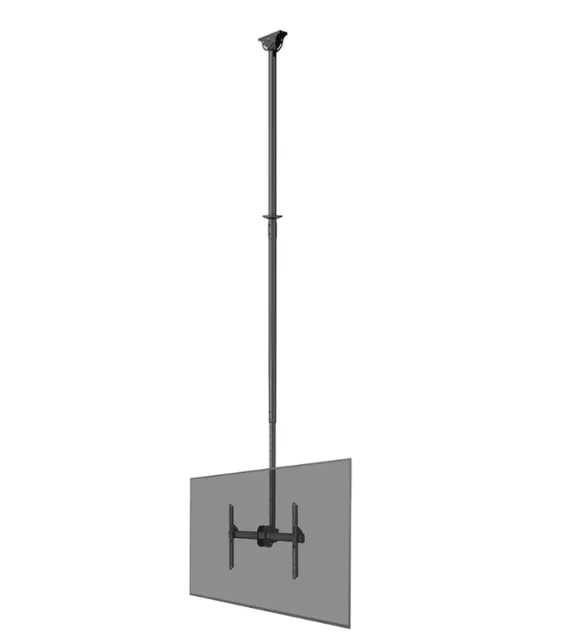 Neomounts CL35-440BL16XL Monitor/TV Mount Ceiling | Adjustable Height, Rotate, Tilt, Swivel | 37-70 " | Maximum weight (capacity) 50 kg | Black
