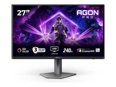 AG276UZD, 27 ", QD-OLED, UHD, 16:9, 240 Hz, 0.03 ms, 3840 x 2160 pixels, HDMI ports quantity 2, Black