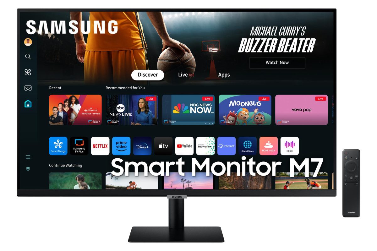 LS32DM702UUXDU, 32 ", VA, 16:9, 60 Hz, 4 ms, 3840 x 2160 pixels, 300 cd/m², HDMI ports quantity 2, Black