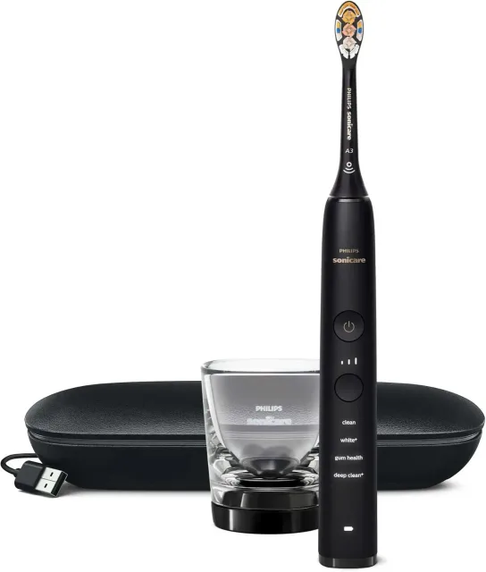 Sonicare zobu birste DiamondClean 9000 ar īpašu lietotni, melna