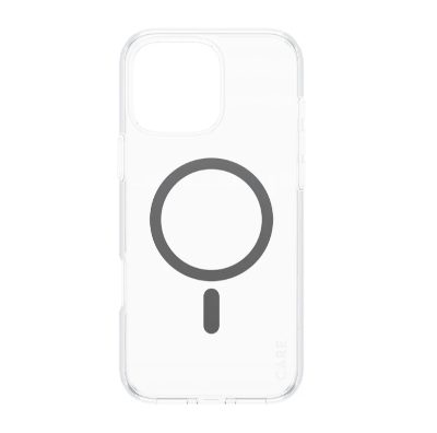 CARE Flagship Case, Back cover, Apple, iPhone 16 Pro Max, Recycled plastic, Transparent, MagSafe