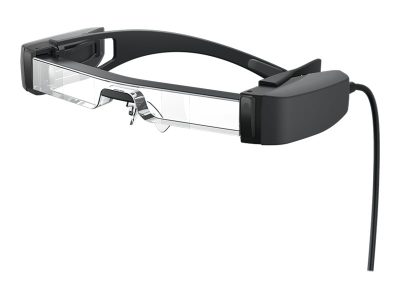 Smart Glasses, MOVERIO BT-40, Black, Smartphones, tablets, PCs, USB-C
