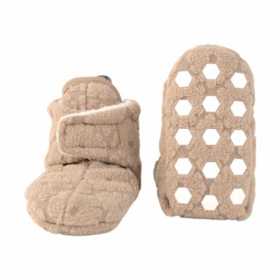 Lodger Slipper Folklore Fleece čībiņas, Beige, 12-18m