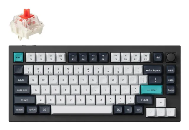KEYBOARD WRL Q1 MAX RGB/CARBON BLACK Q1M-M1 KEYCHRON