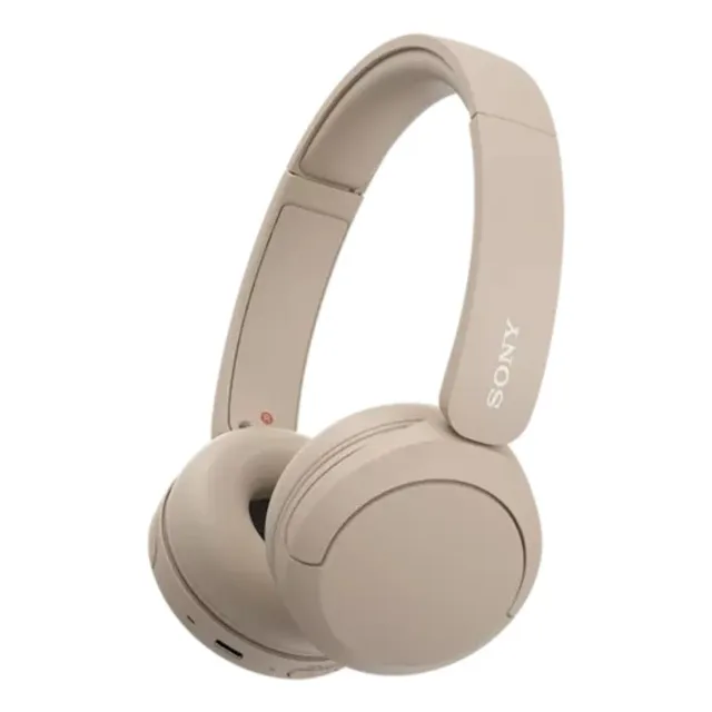 Sony | Wireless Headphones | WH-CH520 | Wireless | On-Ear | Microphone | Beige | Noise canceling | Wireless