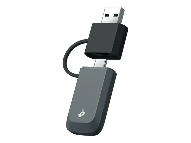 TP-LINK BE6500 Tri-Band Wi-Fi 7 Mini Wireless USB Adapter | Archer TBE400U | 2.4 GHz, 5 GHz, 6 GHz | 802.11ax | MU-MiMO No | no PoE | Antenna type Internal