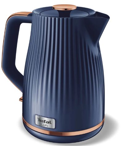 TEFAL Kettle, KO251430, Electric, 2400 W, 1.7 L, Plastic, 360° rotational base, Blue