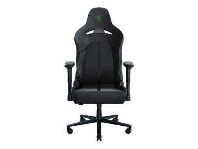 Razer Ergonomic Gaming Chair Enki X EPU Synthetic Leather; Steel; High density Polyurethane Moulded Foam, Black/Green