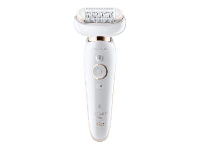 Braun Epilator, Silk-épil 9 Flex SES9-030 3D, Operating time (max) 50 min, Number of power levels 2, Wet & Dry, White