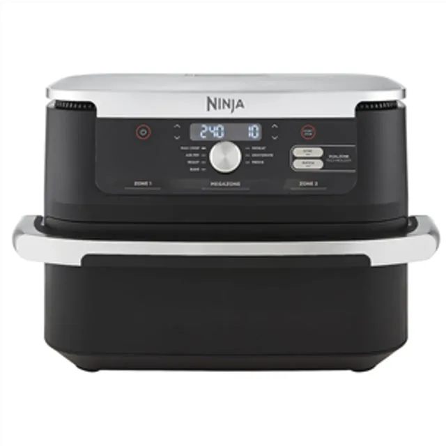 Ninja karstā gaisa katls Double , 10.4l, 2470W, melns, nerūsējošais tērauds