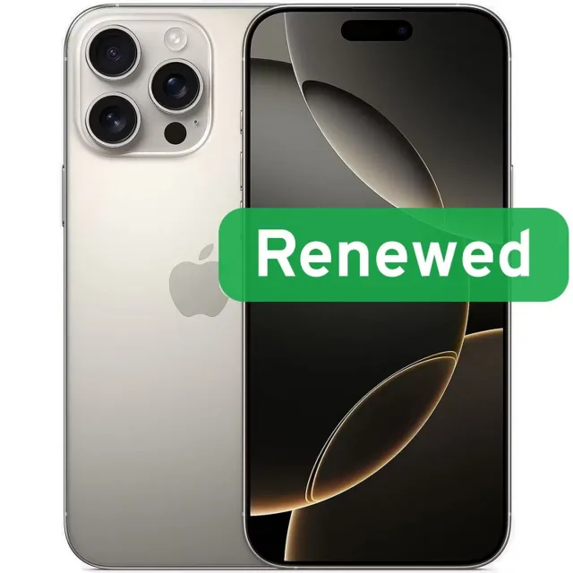 Apple Renewed Grade C | Apple iPhone 16 Pro | Natural Titanium | 6.3 " | OLED | 256 GB | 5G | iOS