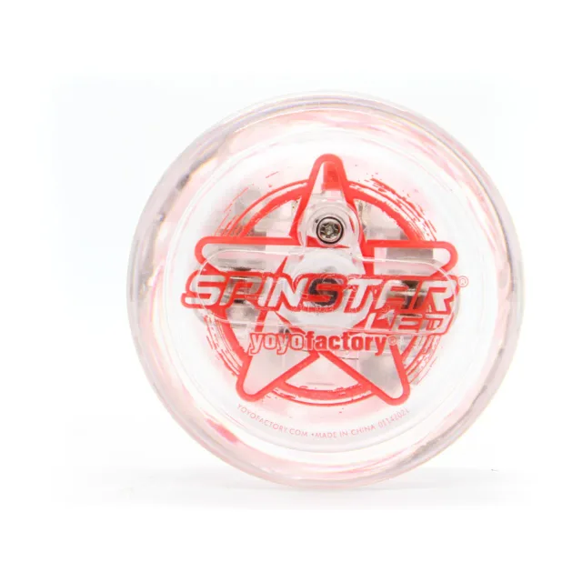 YoYoFactory YO-YO SPINSTRAR iesācējiem/ar iemaņām, tumsā spīd, sarkans