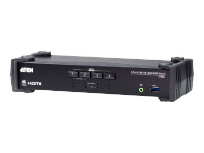 4-Port USB 3.0 4K HDMI KVMP Switch with Audio Mixer Mode, CS1824