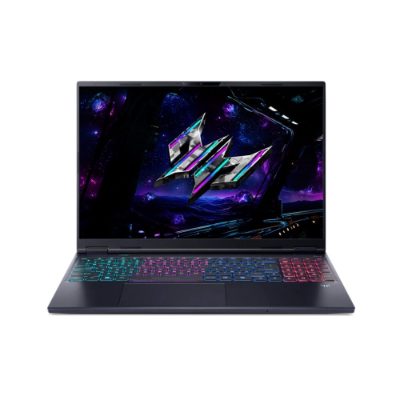 Notebook, ACER, Predator, Helios Neo, CPU Intel Core 9, 275HX, 2.7 GHz, 16 ", 2560 × 1600 pixels, RAM 32 GB, DDR5-SDRAM, SSD 1000 GB, Discrete graphics NVIDIA GeForce RTX 5070 Ti, 16 GB, On-board graphics Yes, Keyboard language English, OS installed Windows 11 Home, Colour Black, Weight 2.6 KG, NH.QX7EL.001