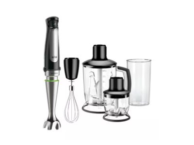 MultiQuick 7 Hand Blender, MQ 7045X, Hand Blender, 1000 W, Number of speeds 6, Chopper, Black/Stainless steel
