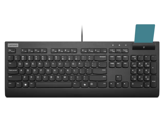 Lenovo Smartcard II | Keyboard | Wired | Estonian | Plunger type switch | Black