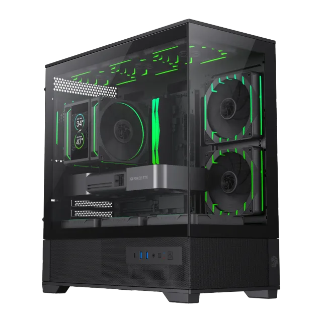 Gamemax Case | VISTA 2 MB | M-ATX