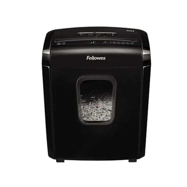 Powershred | 6M | Black | 13 L | Credit cards shredding | Paper handling standard/output 6 sheets per pass | Mini-Cut Shredder | Warranty 24 month(s)