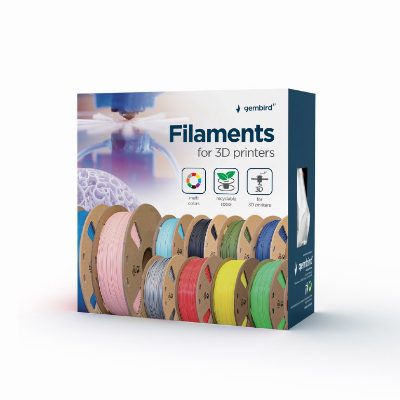 Gembird Plastic filament for cleaning 3D printer nozzle, 1.75 mm 100gr., 3DP-CLN1.75-01